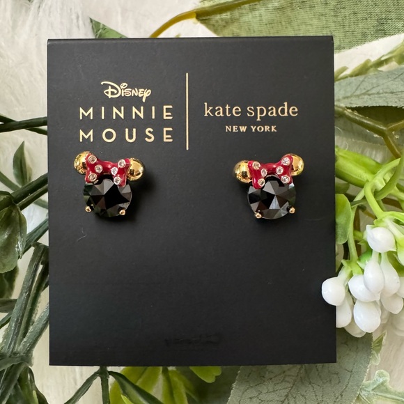 Kate Spade x Disney Minnie Mouse Stud Earrings - Picture 1 of 6